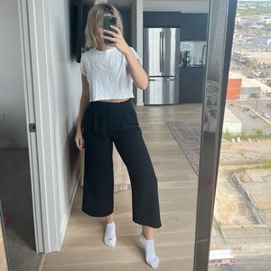 Aritzia Black Cropped Pants
